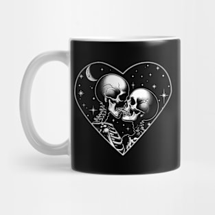 Skeleton Couple Matching Valentine's Day Mug